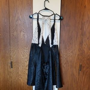 Cacique Intimates & Sleepwear - Cacique satiny black and white lace nighty Cacique Intimates & Sleepwear - Cacique satiny black and white lace nighty